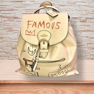 Coach x Jean-Michel Basquiat Kleo Backpack NWT